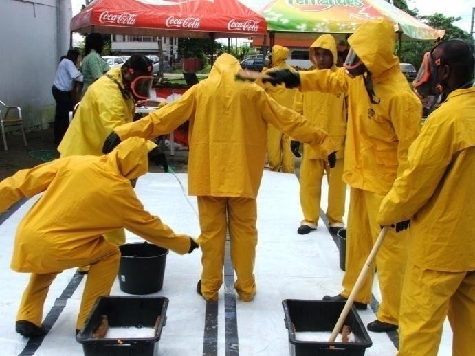 Coordinated hazmat response team